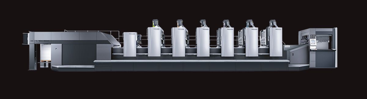 Heidelberg CX102-6L lithographic printing press